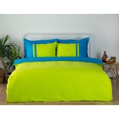 Özdilek Neon Yeşil Mavi Çift Kişilik 240 x 260 cm Nevresim Takımı