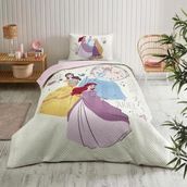 Özdilek Princess Time Disney Lisanslı Lastikli Fitted Çarşaf Kapitone Çocuk Tek Kişilik Nevresim Takımı