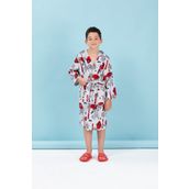 Özdilek Spiderman Wall Disney Lisanslı 5/6 Yaş Kapüşonlu Çocuk Bornozu