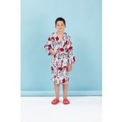 Özdilek Spiderman Wall Disney Lisanslı 7/8 Yaş Kapüşonlu Çocuk Bornozu