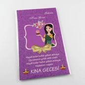 Özel Kına Gecesi Davetiyeleri 20 Adet