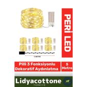 Özel Üretim Pedi Led Işıklandırma Dekoratif Aydınlatma Yeni Yıl Yılbaşı Çam Ağacı Ev Süsleme 5 Metre