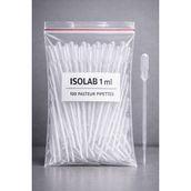 Özgürce 1 ml Pastör Pipet 100 Adet Plastik Damlalık Seti - Ahşap - Beyaz - Seçenek 1