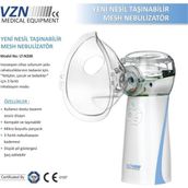Özgürce Taşınabilir Mesh Nebulizatör, Şarjlı, Kademe Ayarlanabilir, 3 Kademeli - Seçenek 1
