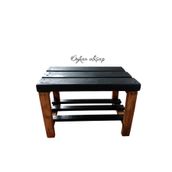 özkan ahşap Demonte Ahşap Siyah Bench Bank , tabure , oturak , ayakkabılık.