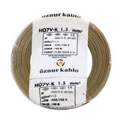 Öznur H07V-K 1.5 mm Kahverengi Nyaf Çok Telli Halojen Free Kablo