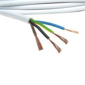 Öznur Ttr 4x1.5 mm 1 m Beyaz Kablo