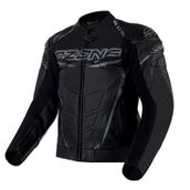 Ozone RS600 Deri Siyah Motosiklet Montu
