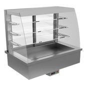 Öztiryakiler 7ETA.22H12.SS Ankastre Mini Self Servis Sıcak Teşhir Dolabı,120Cm,Eta-22h12 Model