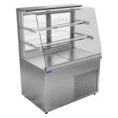 Öztiryakiler 7ETD.13C10.SS Eğik Camlı Soğuk Teşhir Dolabı, 240 Lt,100x70x135Cm,Etd-13c10 Model