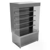 Öztiryakiler 7ETD.35H10.SS Self Servis Duvar Tipi Sıcak Teşhir Dolabı, 100 Cm, Etd - 35h10