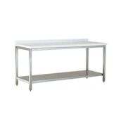 Öztiryakiler Mermer Tablalı Taban Raflı 160x70 cm Çalışma Tezgahı