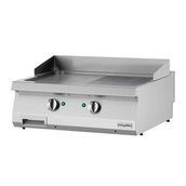 Öztiryakiler OGE 8070 1/2 N Yarı Oluklu Plate 80x70 cm Elektrikli Grill
