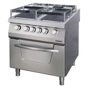 Öztiryakiler OSOEF 8090 S 900 Seri Gemi Model 4 Kare Plate 80x90x85 cm Fırınlı Elektrikli Kuzine