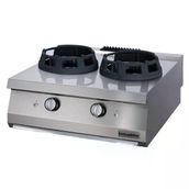 Öztiryakiler OWG 8090 80x90x30 cm İkili 900 Serisi Set Üstü Wok Ocak