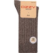 Ozzy Socks 1 Çift Kışlık Gri Erkek Lambswool Yünlü Uyku Çorabı Soft Touch - Açık Kahverengi - 40 - 44