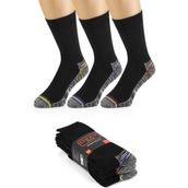 Ozzy Socks 3 Çift Erkek Dayanıklı,koruyucu ve Topuk Burun Kalın Işçi Çorabı - Red Metallic - 43 - 44