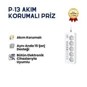 P13 Akıllı Priz Uzaktan Kontrol, Enerji Takibi ile Akıllı Güç Yönetimi