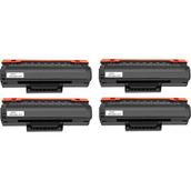 PA-210 (PA210) Çipli Muadil Toner 4'lü Paket (1600 Sayfalık) Pantum M6500 Mfp / M6500N Mfp Yazıcı Uyumlu - siyah