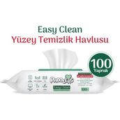 Paddlers 100 Yaprak Easy Clean Beyaz Sabun Katkılı Yüzey Temizlik Havlusu