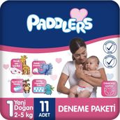 Paddlers No:1 Yenidoğan 11 Adet Bebek Bezi