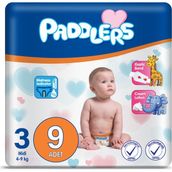Paddlers No:3 Midi 9 Adet Bebek Bezi