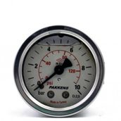 Pakkens 0-10 Bar 50 mm Arkadan Bağlantılı Panotipli Gliserinli G 1/4 inç Manometre