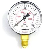 Pakkens 1/4 inç Çap 63 0/160 Bar Kuru Tip Basınç Ölçer Manometre Basınç Göstergesi