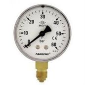 Pakkens 1/4 inç Çap 63 0/400 Bar Kuru Tip Basınç Ölçer Manometre Basınç Göstergesi