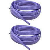 palwin Exclusive 120 cm Ayakkabı Bağcığı, Yassı Çift Katmanlı Örgülü Nike Adidas Vans Için Bağcık - Lila