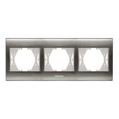 Panasonic Thea Blu Inox Beyaz 3'lü Çerçeve