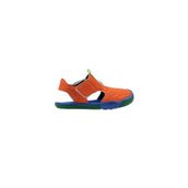 Panço Unisex Çocuk Cırt Cırtlı Turuncu Sandalet