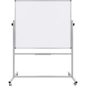 Panda 120 x 140 Cm - 360° Dönerli Ayaklı Çift Taraflı Tekerlekli Mobil Yazı Tahtası - Pan302