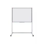 Panda 120X120 Cm Çelik Emaye Yüzey Sabit Ayaklı Tekerlekli Yazı Tahtası Beyaz