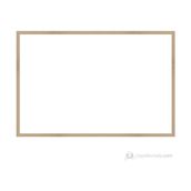 Panda 60X90 Naturel Ahşap Çerçeve Yazı Tahtası - Beyaz-