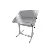 Panda 70x100 Cm Camlı Teknik Çizim Proje Masası Profesyonel Metal Yükseklik Ayarlı