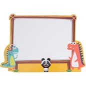 Panda Animasyonlu Dinazor Yazı Tahtası Ahşap 23X33