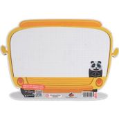 Panda Animasyonlu Otobüs Yazı Tahtası Ahşap 23X33