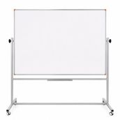 Panda Emaye Yüzey 360° Dönerli Mobil Yazı Tahtası 120X140CM Beyaz