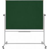 Panda Emaye Yüzey 360° Dönerli Mobil Yazı Tahtası 120X140CM Yeşil
