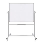 Panda Emaye Yüzey 360° Dönerli Mobil Yazı Tahtası 90X120CM Beyaz