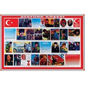Panda PAN501 70x100 Metal Çerçeveli Atatürk Köşesi