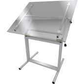 Panda Profesyonel Cam Çizim Masası 80X120CM - Şeffaf - Camlı Çizim Masası