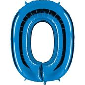 Pandoli 100 cm Mavi 0 Rakam Folyo Balon