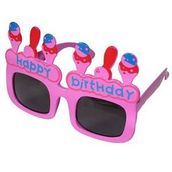 Pandoli Happy Birthday Pembe Gözlük
