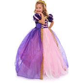 PANO KİDS RAPUNZEL KOSTÜMÜ - 7 - 8 Yaş - Pembe