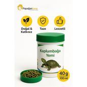 Papağanhane Su Kaplumbağası Yemi – Yüzen Form, Omega-3, Kalsiyum ve Renk Canlılığı İçin 40 g / 100 ml