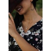 Papatya Silver Fatma Ana Eli Gümüş Kolye