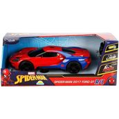paraply 7038 1:16 Marvel Spiderman 2017 Ford Gt USB Şarjlı Uzaktan Kumandalı Araba Kız Erkek Çocuk Oyuncak E - Çok Renkli