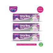 Parex Beyaz Sabun Kokulu Orta Boy 15'li 3 Paket Büzgülü Çöp Torbası